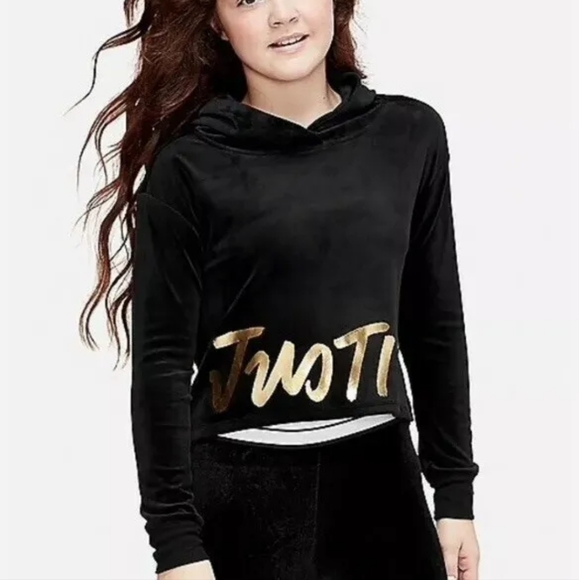 2 Pairs Justice Velour Hoodies - Picture 2 of 2